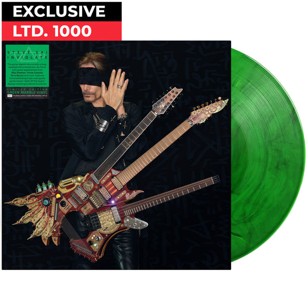 Steve Vai - Inviolate LP (Green Marble Vinyl)