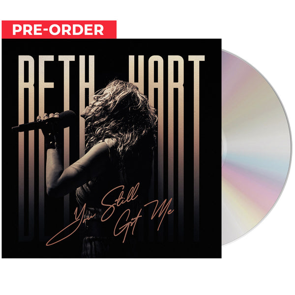 CD album cover for Beth Hart’s ’You Still Got Me’ with a pre-order label.